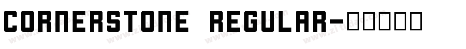 Cornerstone Regular字体转换
